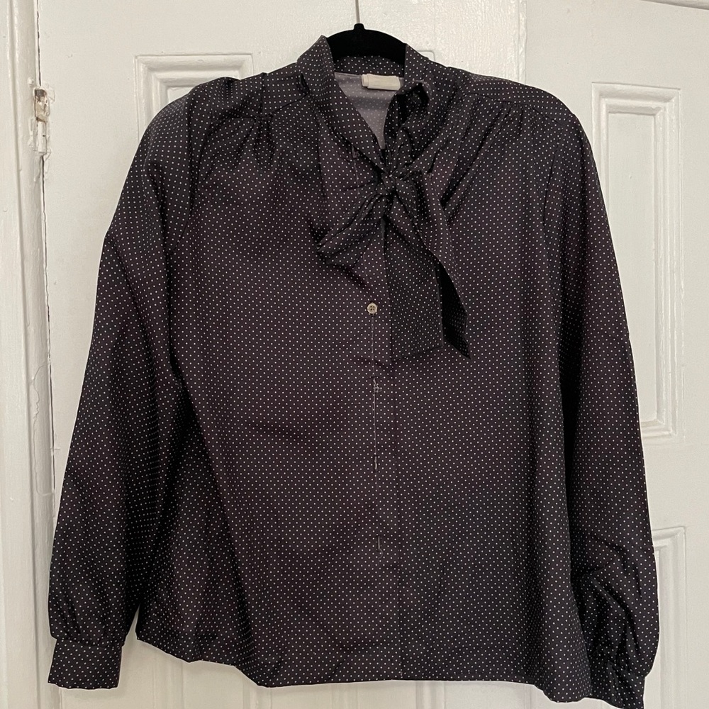Polka dot blouse